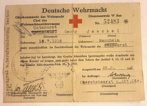 Dienstausweis rotes kreuz - dienstausweis,