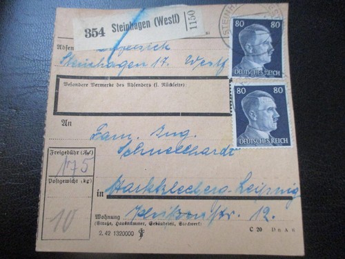 2423 paketkarte aus - paketkarte,
