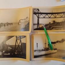 Original Fotos Nord-Ostsee Kanal Schiff Schleuse Kran Hafen N2