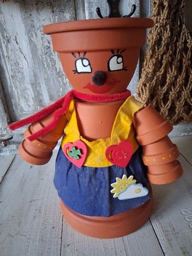 Niedliche tontopf figur für - niedliche, tontopf-figur
