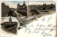 Gruss aus Mannheim - Litho