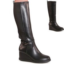 Damenschuhe keilabsatz stiefel - keilabsatz,