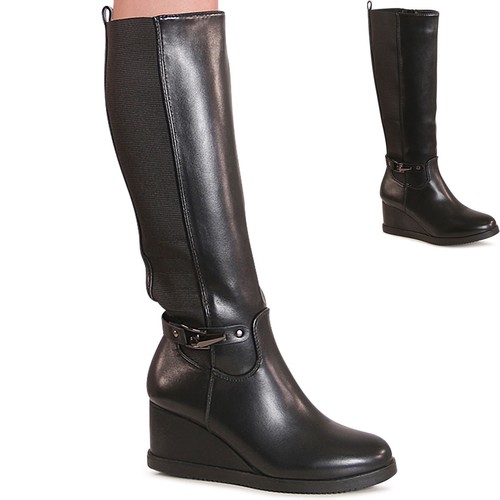 Damen keilabsatz stiefel keil - damen,