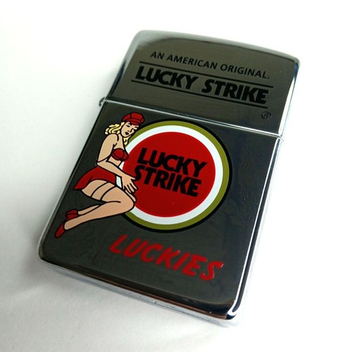 Zippo lucky strike silver - lucky,