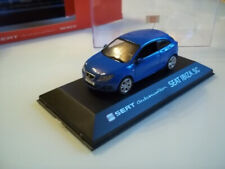 Seat Ibiza SC 3-türig * Gallia Blau * 1:43 * original Seat Fischer * Neu & OVP