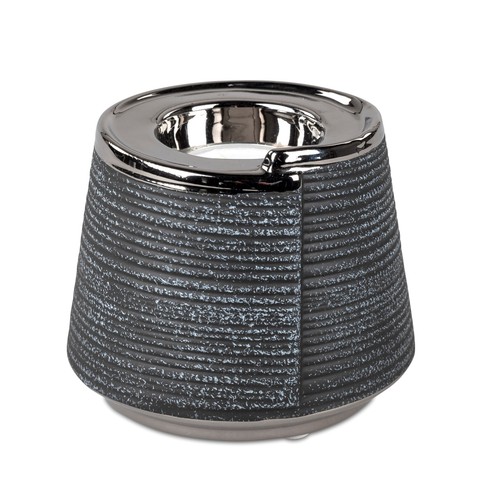 Teelichthalter anthrazit wrap - anthrazit,
