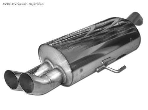 Edelstahl sportauspuff alfa - edelstahl,