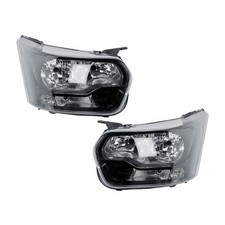 Paar Scheinwerfer Schwarz
