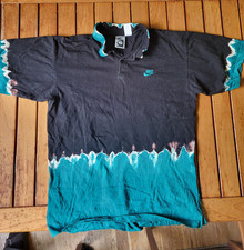 Nike Challenge Court Andre Agassi Tennis Shirt, Gr. M schwarz grün