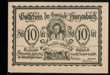 Notgeld Hinzenbach, 10 Heller