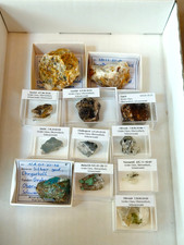 Konvolut, 12 MM Mineralien