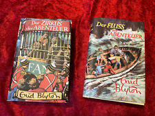 Abenteuer Reihe, BOCOLA, Enid Blyton Nostalgie Buchpaket Band 7 & 8 Zirkus/Fluss