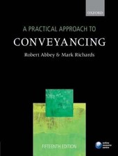 A Practical Approach to Conveyancing Buch Oxford University Press
