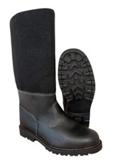 Warme filzstiefel aus leder - warme,