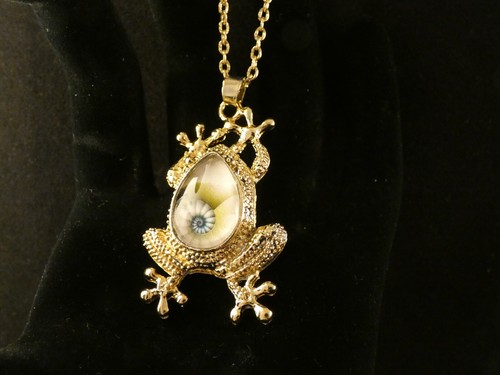 Frosch wirbel halskette - frosch,