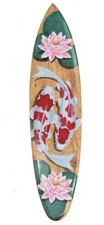 Koi fisch surfboard 100cm deko - fisch,
