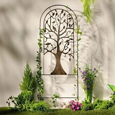 Rankhilfe Lebensbaum 182cm hoch aus Metall Garten Deko Dekoration Pflanzenstütze