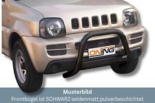 Frontbügel Edelstahl SCHWARZ