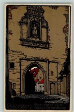 13176123 - 8600 Bautzen Toreinfahrt zum Schloss Ortenburg sign