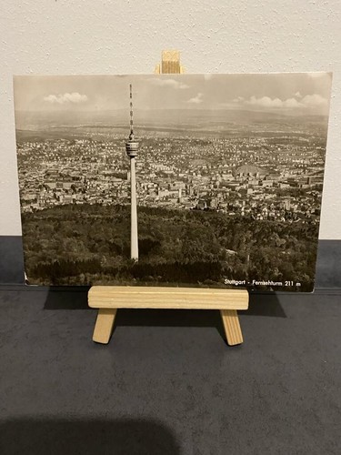 Vintage postkarte stuttagart - postkarte,