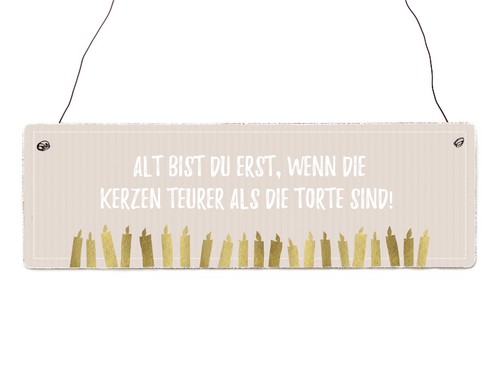 Interluxe holzschild alt - interluxe,