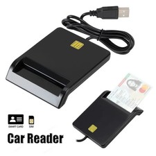 Personalausweis Lesegeraet ID Reader TD USB 2.0 Chipkartenleser SIM Kartenleser-