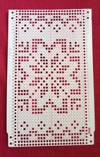 Handgestanzter Lochkartenanzug