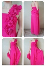 Damen Elegantes Abendkleid Lang Hochzeitskleider Brautjungfer S / M