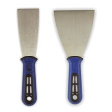Malerspachtel Set 2er Tapetenspachtel Flächenspachtel Gipsspachtel Profi Schaber