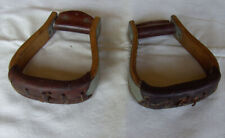 antike western Stirrups,Steigbügel,western Sattel,Rodeo,