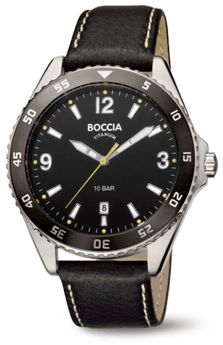 Boccia 3599 herrenuhr - 3599-02, titan