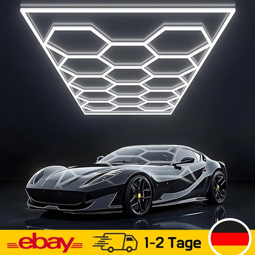 14x hexagon garage led - garage,