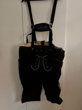 Herren Trachtenlederhose mit Träger Kniebund Tracht Hose Gr. 60 Oktoberfest