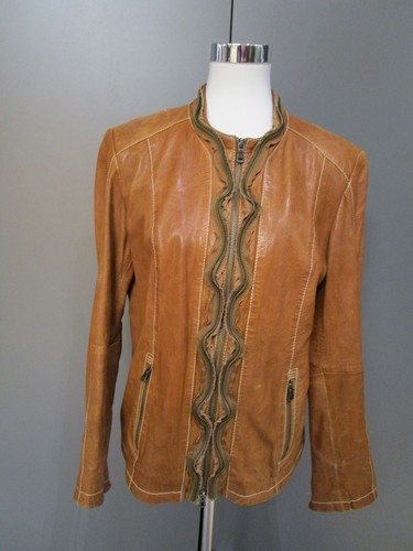 Monari lederjacke cognac - monari,