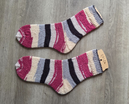 Handgestrickte socken - handgestrickte, /