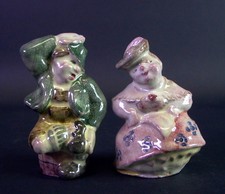 Paar Keramikfiguren Trachtenpaar um 1920/50 - Radstadt  Schleiss Gmunden ?