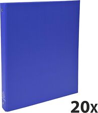 20 Stück Exacompta Ringbuch 51372E DINA4 Ringbuch 4Ringe 30mm Blau NEU R1962