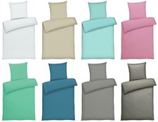 Bettwäsche 135x200 200x200 Bettbezug Einfarbig Baumwolle Renforce Bettwäsche Uni