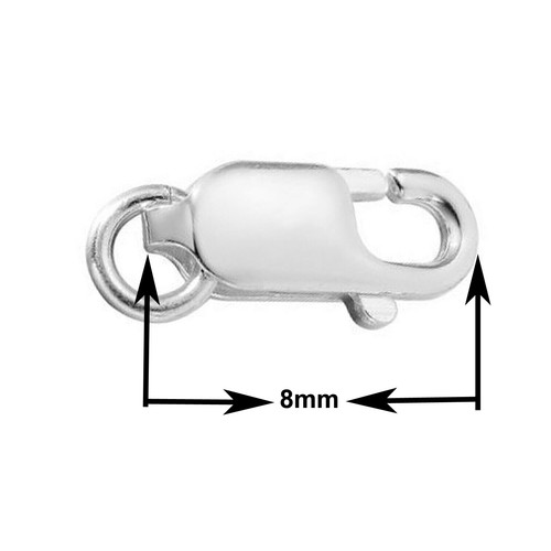 Karabiner 925 silber mit - ,