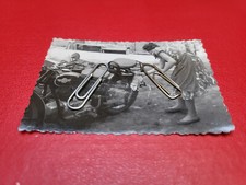 DDR Oldtimer Foto Echtfoto Simson AWO 425 T Motorrad + Beiwagen Stoye orig 03/10