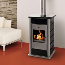 Kaminofen wasserführend Schmitzker Alicante Holzofen Blackline Granit 14,5 kW