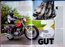 Oldtimer Markt 3665) Kawasaki KH 250 mit 26PS in einer seltenen Vorstellung auf