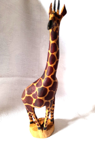 Giraffe holzfigur afrika - afrika,
