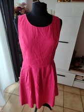 Best Connections Gr 38 Leinen  Fuchsia Sommer  Etui Kleid