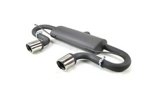 Sportauspuff Endschalldämpfer für Audi TT 8J 2006-2014 Racing Look 90mm ABE