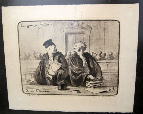 Honore daumier radierung - daumier,,