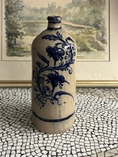 Antik Steinzeug Westerwald Flasche Höhe 31 cm Durchmesser 12 cm