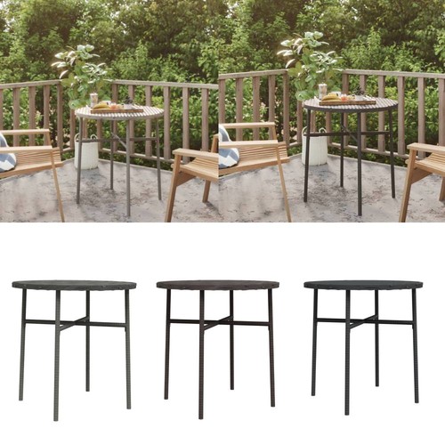 Beistelltisch 45cm poly rattan - beistelltisch,