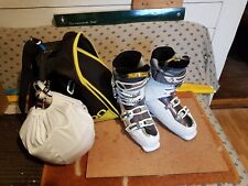 Skischuhe Salomon Damen Skihelm Ski Schuhe Stiefel Helm Wintersport Skistiefel