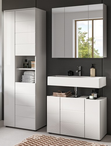 Badmöbel set badezimmer weiß - badmöbel,
